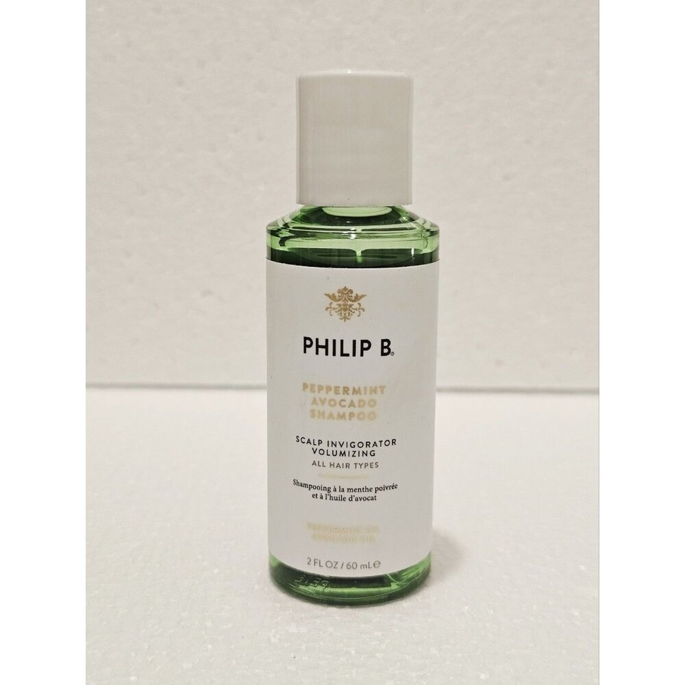 New Philip B Peppermint Avocado Shampoo Travel Size